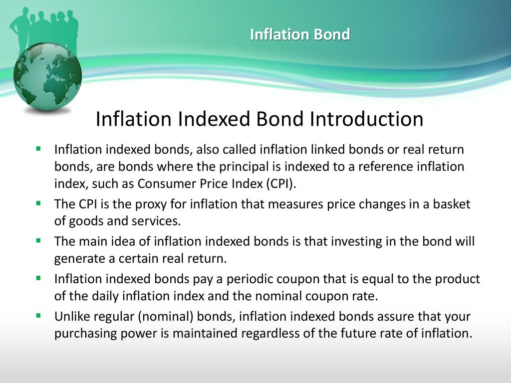 Inflation Indexed Bond Valuation Introduction - ppt download